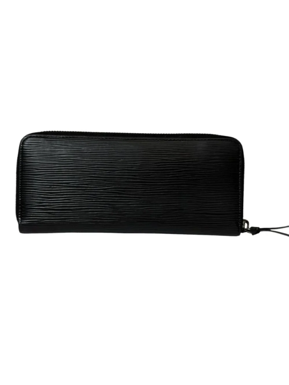 Louis Vuitton 2015 France Black Epi Leather Zippy Wallet